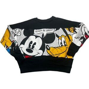 Disney Mickey and Friends Retro Comic Sweatshirt Size XS